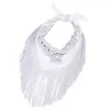 Scarves 2024 Cowgirl Bandanas Tassel Fashion Bachelorette Fringe Neckerchief