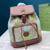 Tasarımcı Backpack School Bags Lüks Kadın Çanta Vintage Lady Mm Lüks Çantalar Lady Deri Unisex Sırt Çantaları GM Geri Paket Çanta Mini Omuz Çanta