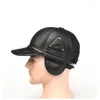 Berretti 2023 Berretto da baseball Cappello moda casual Autunno e inverno più pelle di velluto per uomo