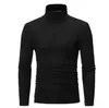 Men's T Shirts Autumn And Winter Casual Grassroots Slim-fit High-collar Long-sleeved Top Pullover T-shirt Stretch Clothing