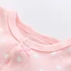 Barboteuses marque été bébé fille vêtements Onepieces combinaisons né coton court barboteuse infantile filles Roupas Menina 230406