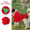 Cat Costumes Christmas Pet Dress Xmas Tree Decorations Fleece Decorative Dog Clothes