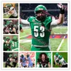 Dakota du Nord Fighting Hawks Football Jersey Bo Belquist Clayton Bishop Cutom Hommes Jeunesse Antonio Bluiett Dylan Boecker Cade Borud Jaden Feterl Maillots du Dakota du Nord