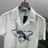 Mens brand shirts designer shirt clothes men short sleeve shirt fish style high quality cotton 2023 new arrival M-2XL