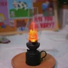 Dekorativa figurer Hal's Castle Small Flame Casifa Night Light Two Style Kerogen Candlestick Luminescence Atmosphere Decoration