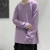 メンズTシャツMRGBバギーTシャツ長袖男性秋の服ソリッドカラーコットントップヒップホップクルーネック男性ファッションTシャツ