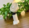 Portable Handheld Fan Cooling Rechargeable 4000mah Table Handle Electric Stand Desk USB Handheld Portable Mini Fans Led Light display