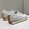مصمم Flow Runner Sneakers رجال نساء أحذية غير رسمية نايلون من جلد الغزال أحذية رياضية كلاسيكية حذاء العسل