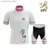 Cycling Jersey Sets 2023 enfants dessin animé cyclisme maillot ensemble été garçons filles séchage rapide vélo vêtements route Bicyc costume vtt enfants portent Ropa Ciclismo Q231107