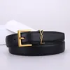 Ceinture de créateur de mode pour femmes en cuir véritable de vache largeur 3cm Y boucle ceintures boucle en Bronze argent femmes ceinture Cintura