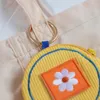 Keychains Mini Coin Bag Accessories Embroidery Keychain Keyring Cute Wallet Purse Handbags Decoration