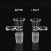 Bong Acessórios Dropdown Adaptador Joint 14mm Masculino 18mm Feminino Ash Catcher Oil Rig Dab Vidro Tubos de Água Bubbler Tigelas 18.8mm 05