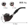 2023 Smoking Pipes Resin pipe removable wipe clean dual-use metal pipe pot filtering tobacco pipe