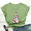 Camas femininas Camisetas Merry Catmas Camisa de Natal Chegada Mulheres Camiseta unissex Funny Autumn Inverno Casual Casual Manga curta