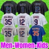 Francisco Lindor Baseball Jersey Kodai Senga Justin Verlander Brandon Nimmo Pete Alonso Scherzer Jeff McNeil Edwin Diaz Darryl Strawberry Tom Seaver Custom