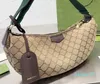 Italy Luxury Brand Monograms Canvas Pattern Leather Handbag Men Green Red Stripes Cross Body Strap Shouler Bags