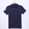 Polo pour hommes T-shirt à manches courtes T-shirt Large ou Poney Taille S-2XL Broderie multicolore Classique Business Casual Coton Respirant