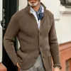 Coat Cardigan Coats Formal Jacket Sticked Knitwear Loungewear Party Single-Breasted Sweater Thick Blazer