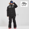 Otros artículos deportivos LTVT Marca Traje de esquí Hombres Chaquetas de snowboard + Pantalones Cálido NUEVO Abrigo de nieve Transpirable Camuflaje colorido Conjuntos de esquí masculino HKD231106