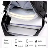 School Bags Men's Computer Bag Large Capacity Leisure Simple Backpack Fashion Trend Travel High Student Schoolbag Mochila