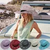 Berets Casual Reithut Cowgirl Cowboy Stroh Sonnenschirm für Sommer Camping Dropship