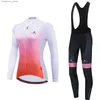 Ensembles de maillot de cyclisme MILOTO automne printemps longue Seve femmes vêtements de cyclisme vtt équipe Jersey vélo équitation costume Breathab Bicyc dames vêtements de sport Q231107