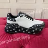 2023 Nuovi scarpe da ginnastica da scarpe da ginnastica di Luxury Mankin Sneakers White Black Leathe