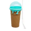 500 ml Slushy Ice Cup Frozen Magic Squeeze Cup Cooling Maker Cup Freeze Mok Milkshake Smoothie Mug RRA4791
