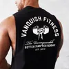 Canotte da uomo Jogger Vest Sport estivi Fitness Cotone Girocollo T-shirt senza maniche Palestra Corsa Allenamento Bodybuilding Top