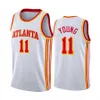 Camisetas de baloncesto Dejounte Murray Trae Young Men 2023-24 Camiseta auténtica de la ciudad