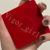 Giorgio Brand Compact Mirrors Red Color Double Mirrer Designer Luxury Girl Makeup Tools vintage折りたたみ式レッドベルベットの良質の工場価格2023 NEW