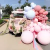 Décoration de fête 36 pouces Jumbo Pastel Ballons ronds Big Giant Belle Baby Shower Anniversaire Mariage Macaron Ballon Balls Arch