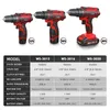 Electric Drill VVOSAI 12V 16V 20V Cordless Drill Electric Screwdriver Mini Wireless Power Driver DC Lithium-Ion Battery 38-Inch 230404