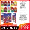 Oryginalne pudełko elf 5000 Puff 5000 Dostęp Elf BC Elf Bang papieros Vape BC5000 Puffs Dostępowe Vapes Zestaw na urządzenie 650 ml 11 ml na wypełniony Bang 5000 POD BAR