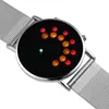 Zegarstka na rękę mody cyfrowych mężczyzn na świeżym powietrzu Electronic LED Binary Binary Binary Watch