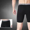 Vestuário de motocicleta nobre qualidade estendida roupa interior moda masculina confortável longo shorts esportivos tamanho grande macio ciclismo briefs