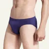 Sous-vêtements taille moyenne couleur unie hommes slips grande taille coupe triangle confortable mâle pour dormir sous-vêtements pour hommes