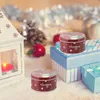 Conteneurs à emporter 12 pièces pot de bonbons de noël chocolat étuis romantiques porte-cadeaux fournitures de Festival de biscuits décors de stockage