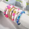 Charm Armbanden Mode Multi-layer Glimlach Kralen Voor Vrouwen Vintage Boho Armband Pols Kralen Kettingen Gift Paar Armband