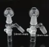 adattatore raccogli cenere accessori per bong 14mm maschio 18mm femmina piattaforma petrolifera dab gorgogliatore tubi dell'acqua in vetro ciotole per fumatori 18.8mm