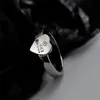 Designer Markenbuchstaben Band Ringe Frauen Gold plattiert versilberte Edelstahl Liebe Hochzeit Schmuckversorgungen Ring Fine Schnitzfinger Ring