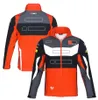 モトレーシングチームパーカーオートバイライド暖かいスウェットシャツメンズウインドプルーフジッパーフリースジャケット秋のファッションサイクリングジャケット