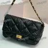 Women Classic 2.55 Crossbody Flap Quilted Bag Matelasse Chain quiltad trend stor kapacitet Designer Bag Luxury Handbag Gold Hardware Sacoche Suitcase Pochette 30cm