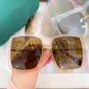 0903 Óculos de Sol Grandes Marrom Rosa Dourado para Mulheres Óculos de Sol Espelhados em Ouro Óculos de Sol Designers Sonnenbrille Tons de Sol UV400 Óculos com Caixa