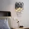 Wandleuchten Moderne Leuchten für Wohnzimmer Nachttisch Kristalllampe Rauchgrau Wand Schlafzimmer Badezimmer Korridor