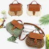 Shoulder Bags Handbags Vintage straw bag Pig Crossbody bag weavingstylishhandbagsstore