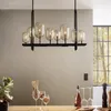 Pendant Lamps Modern Glass Light Retro Kitchen Lights Hanging Candle Restaurant Bar Coffee Shop Industrial Lamp Fixture Home Decor