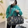 Duffle Bags Fashionable Dry Wet Separation Exercise and Fitness Bag Single Shoulder Yoga Short Distance Business Trip Portable Camouflage Travel Bag 230406
