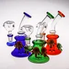 Colorido Cheech Glass Hookah Bong Concentrado Plataformas de Petróleo com Chuveiro Difundido Perc Bubber Tubulação de Água com Articulação de 14 mm