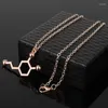 Chains 2023 Arrivals Fashion Jewelry Molecule Necklace Pendants Women Choker